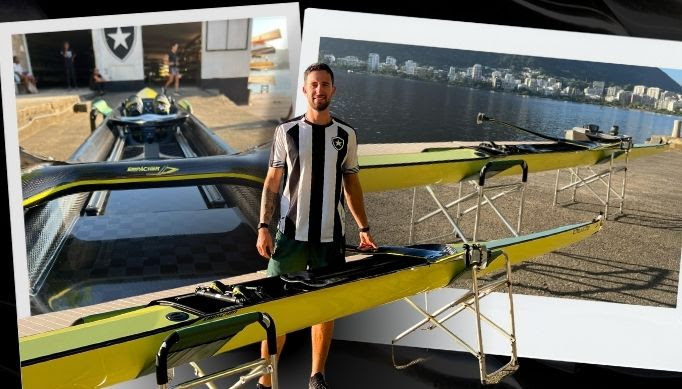 TradicaoBfr's tweet photo. REMO: BOTAFOGO E LUCAS VERTHEIN DE BARCO NOVO
Capitaneado por nosso pres. Durcesio Mello e por nosso VP de Remo, Ricardo Vianna, o Cacá, e contado com a crucial ajuda de John Textor e do Montenegro, recebemos essa semana o novo barco Single Skiff do departamento de Remo do clube https://t.co/fTdGNE3ZNn