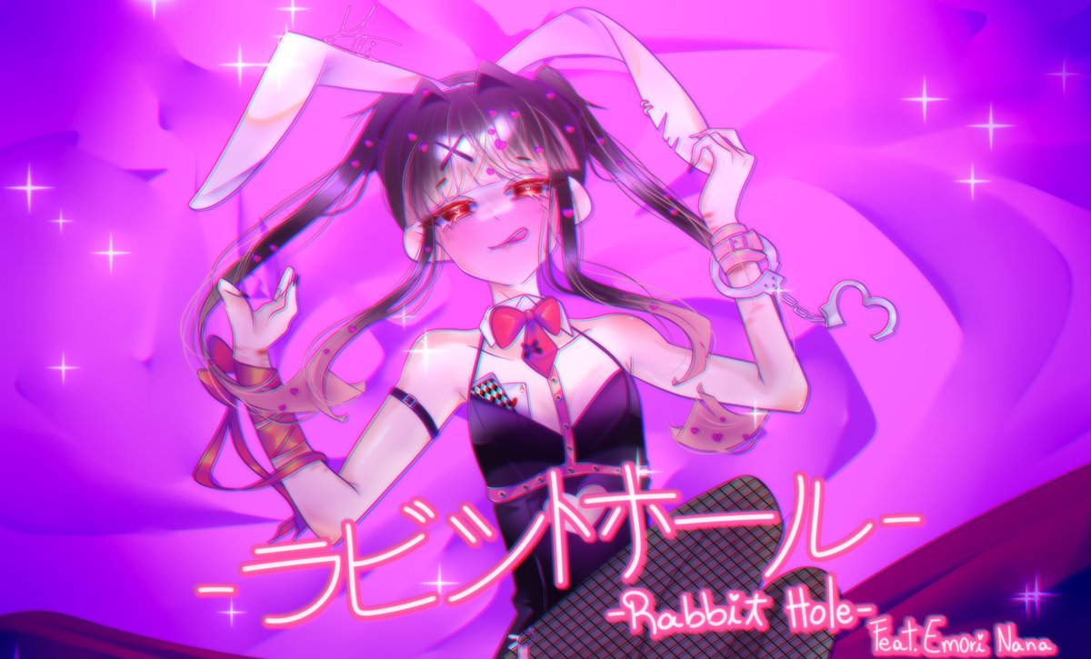 greatest_mei's tweet image. "Like and super-like, the diference I can't define. You and the garbage? The diference is a thin line~"
Finally, the Rabbit Hole x Emori Nana is here! 
#emori #emoriau #omoriau #omorioc #oc #originalcharacter #VOCALOID