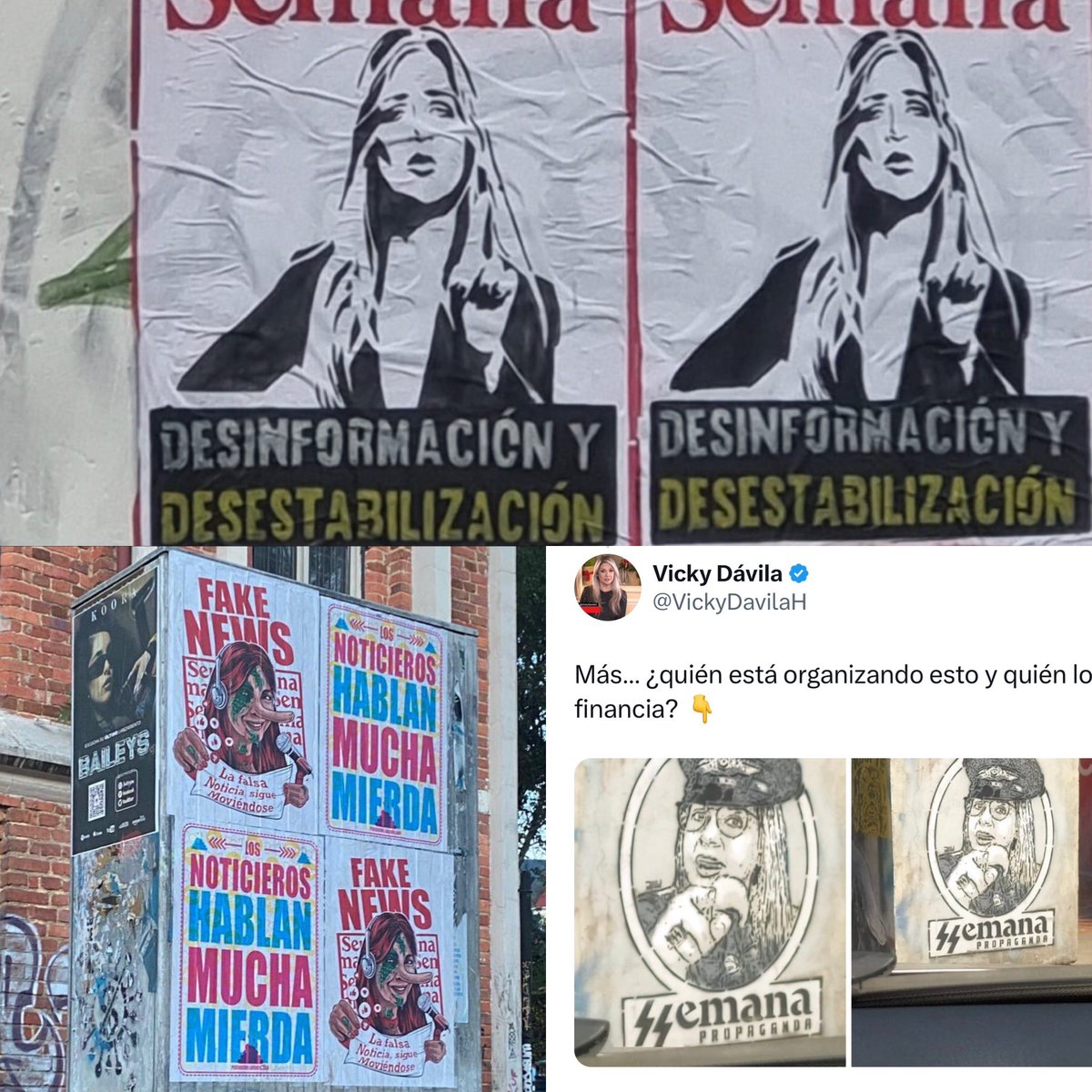 Betocoralg's tweet image. La señora @VickyDavilaH cometió el peor error en redes. Estas imágenes eran de vista exclusiva de los transeúntes, no tenían relevancia pública. Ella misma las dio a conocer.

Ojo, NO las vayan a compartir, dice que le molesta la libertad de expresión.