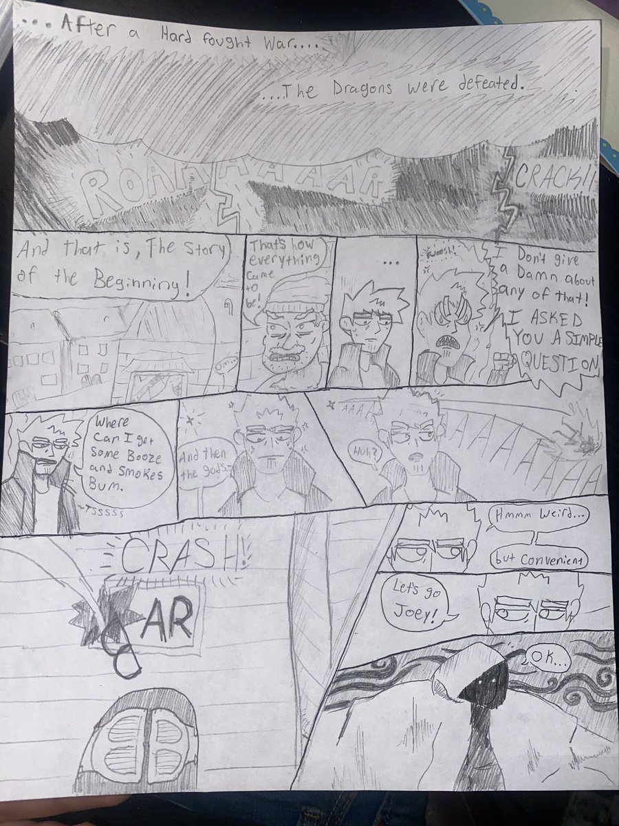 Frogeford's tweet photo. The first draft of my comic “Godlands” an adventure had by a group of unlikely friends, who venture through the treacherous territory of the gods! In order to find what purpose mortals still hold in this world; this is a ROUGH DRAFT to just how things go; a thread 1-4/11 https://t.co/6igHFFESWP