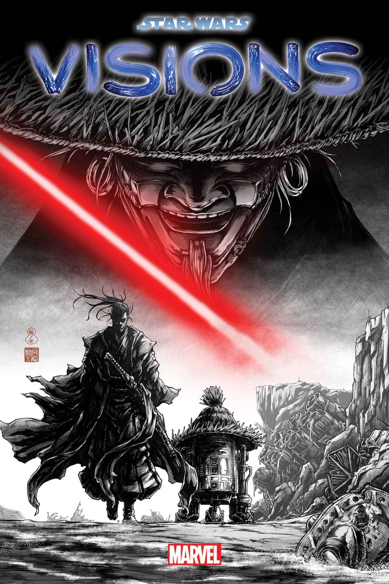 The Ronin from #StarWarsVisions has returned. Don't miss an exclusive reveal of Star Wars: Visions – Takashi Okazaki #1, featuring a new tale of the Ronin's Sith origins: strw.rs/6006P44ZO