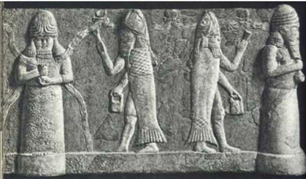 OMEGANON's tweet photo. #mermaid
#Nommos, the African #Dogon tribe's sky/water god from #Sirius in #Orion
Mesopotamian gods
#Yaldabaoth the gnostic #Demiurge / #Demiurgos https://t.co/v1nijKOrR7