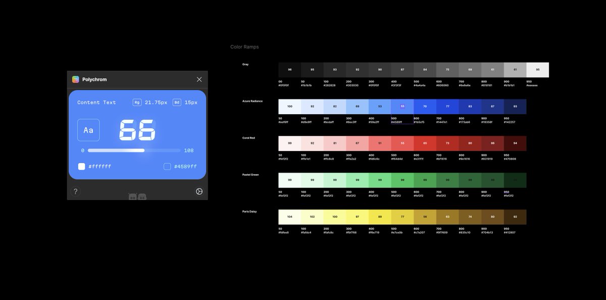 tomcru (@_tomcru) on Twitter photo Cool find of the day: Polychrom by <a href="/evilmartians/">Evil Martians</a>
A beautiful APCA Contrast Checker ✨
#figma #buildinpublic #uidesign Cool find of the day: Polychrom by <a href="/evilmartians/">Evil Martians</a>
A beautiful APCA Contrast Checker ✨
#figma #buildinpublic #uidesign