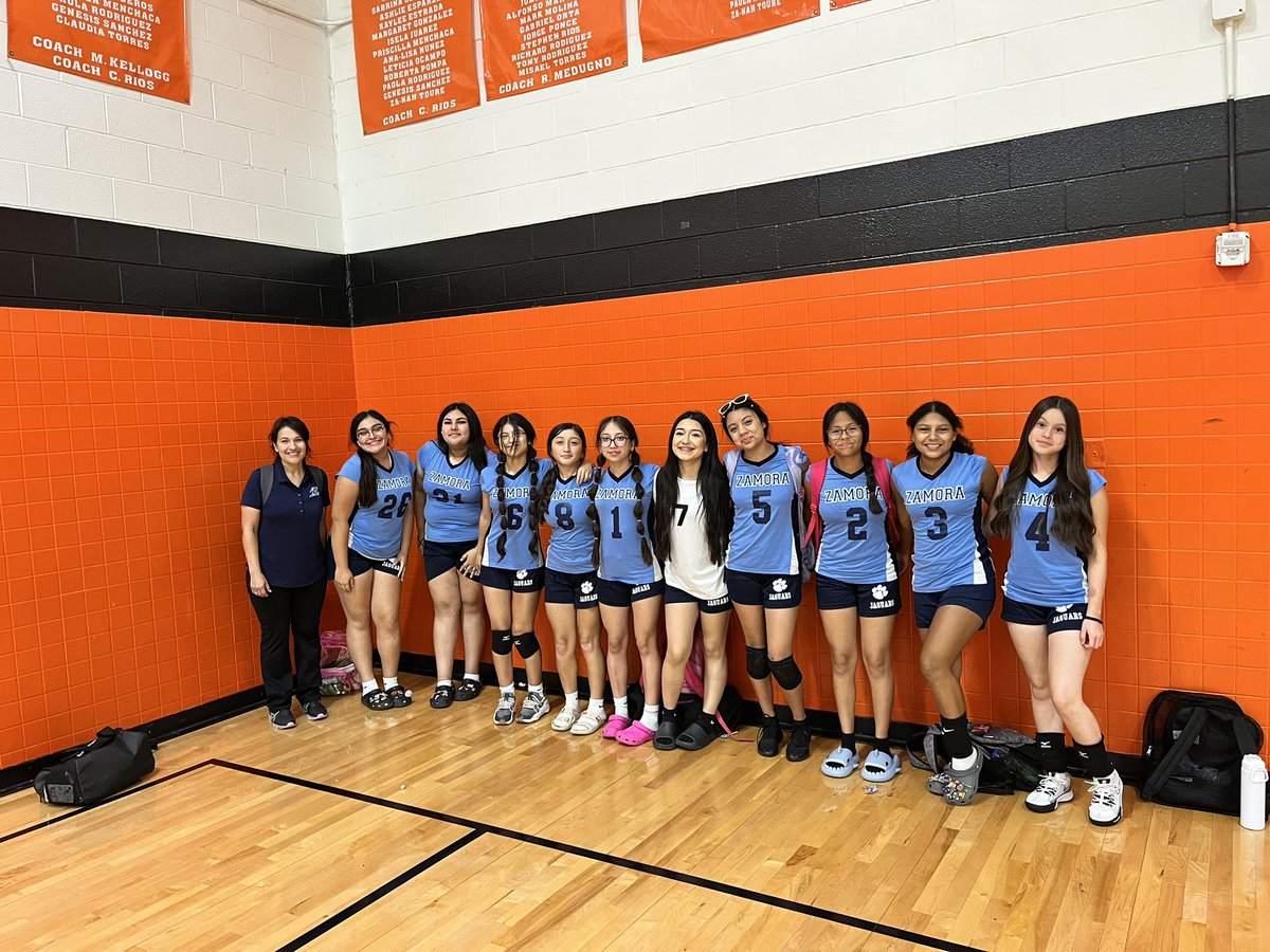 Congrats to our lady jaguars. Both our 7th and 8th grade and both A and B team came away with the W against Gus Garcia. Great job ladies. Let’s keep the momentum and energy going into next week 🐾 🏐
