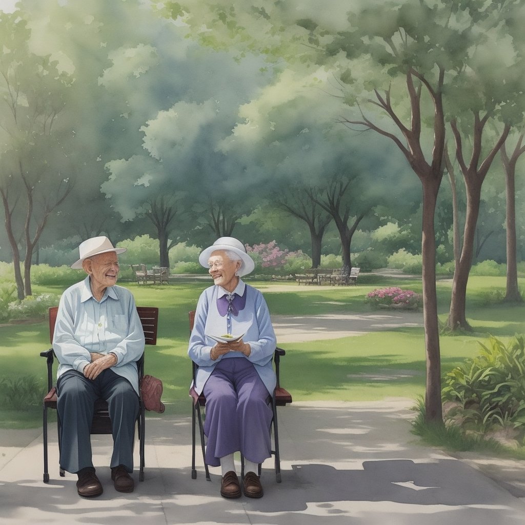 今日9月15日は、「#老人の日」ということで、 #Leonardoai を使用して「公園で語り合う高齢ご夫婦」を描いてみました🌳

#9月15日 #旧敬老の日 #公園 #シニア #ai画像 #aiart #park #seniorpictures
#senior #watercolor #watercolorpainting