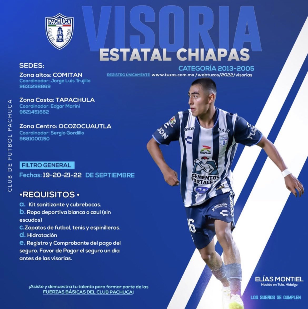 visoriasmx's tweet photo. Visorías Pachuca en Chiapas
👦🏻 05, 06, 07, 08, 09, 10, 11, 12, 13 
👩🏼 06, 07, 08, 09, 10
(Revisar días y horarios)
📅 19 al 22 de septiembre 2023
📍Chiapas 

#visorias #visoriasmx #visoriasmexico #visoriastuzos #visoriaspachuca https://t.co/ImO7Iy4A1n