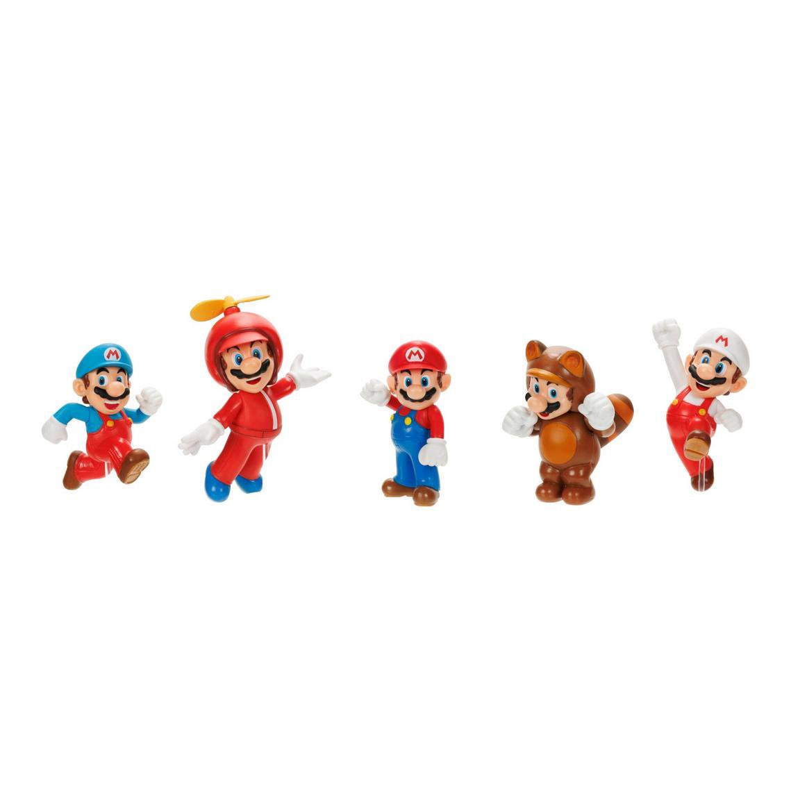 nintendomerch's tweet photo. Jakks Mario Powerup 5-pack w/ new Ice and Fire available online at GameStop https://t.co/BpWIThHNIZ