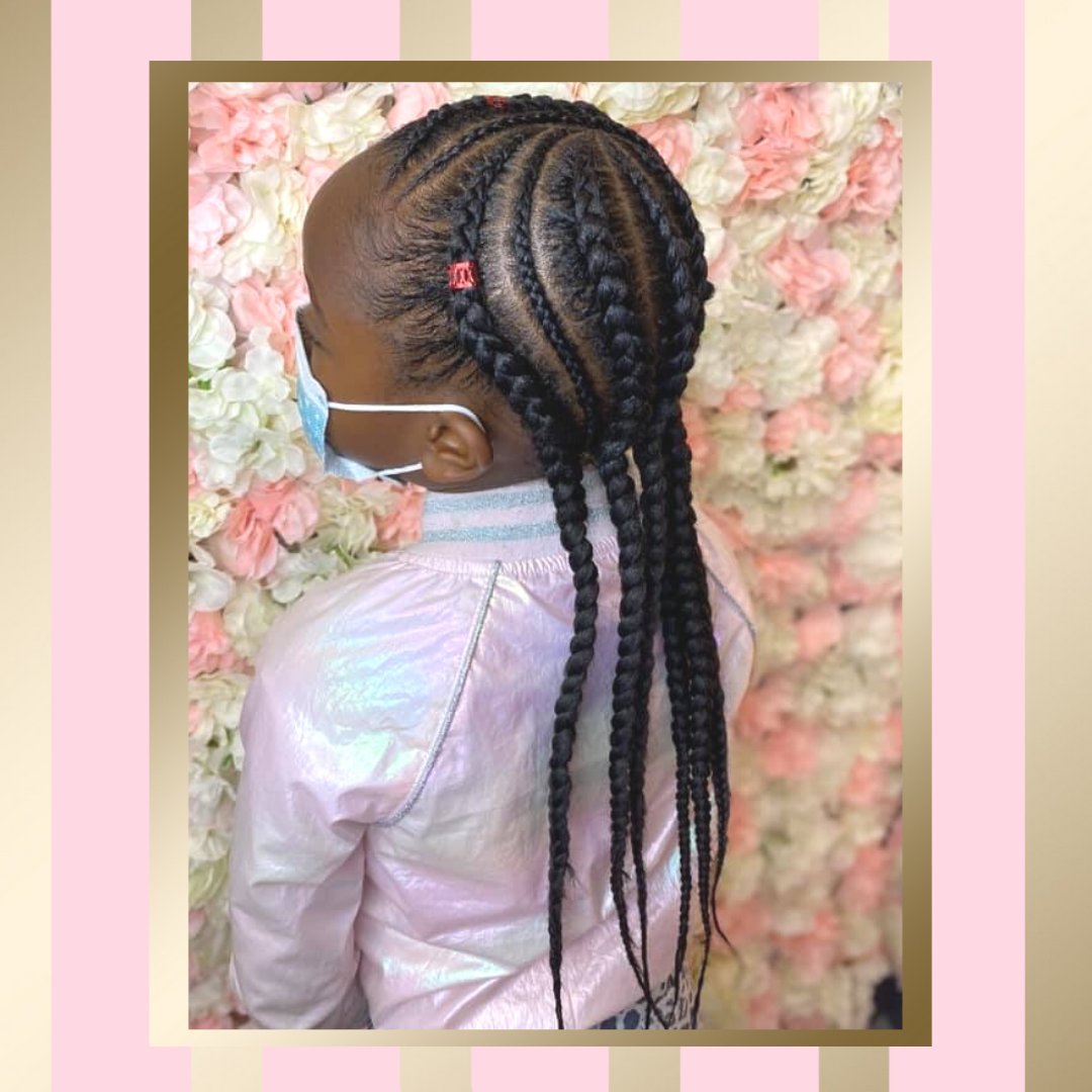 boojibeauty's tweet image. Our kid's braids at Booji Beauty aren't just hairstyles; they're an adventure in creativity and joy, making every child feel special and unique. Come experience the magic of Booji Beauty, where smiles are as vibrant as our braids! 🌈👧🧒✨ #BoojiKids #BraidMagic