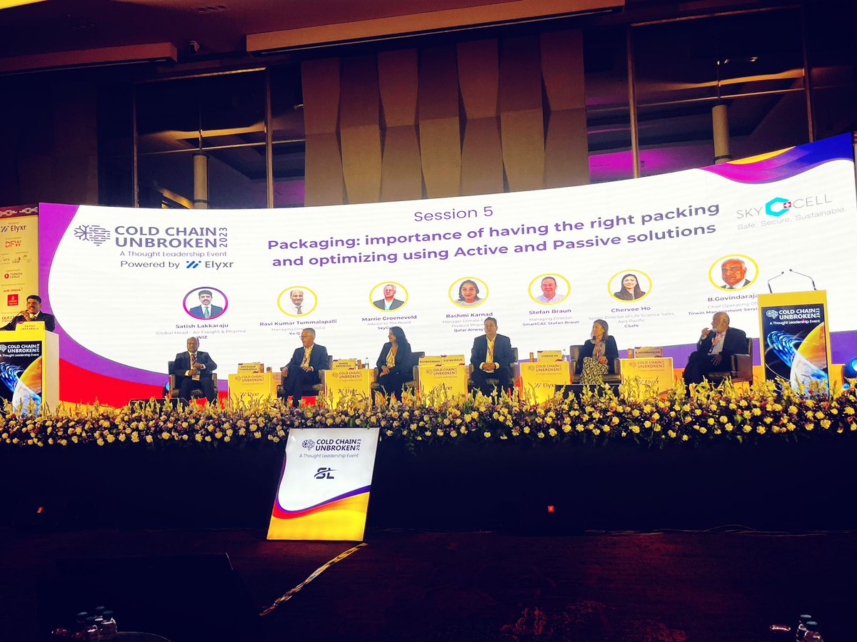_CargoTalk_'s tweet image. Session 5  of Cold Chain Unbroken (CCUB) 2023, where we Discover the significance of precise packaging and optimization with Active and Passive solutions.

#CCUB2023 #Session5 #ColdChainUnbroken  #ActiveSolutions #PassiveSolutions #CargoInnovation #Logistics