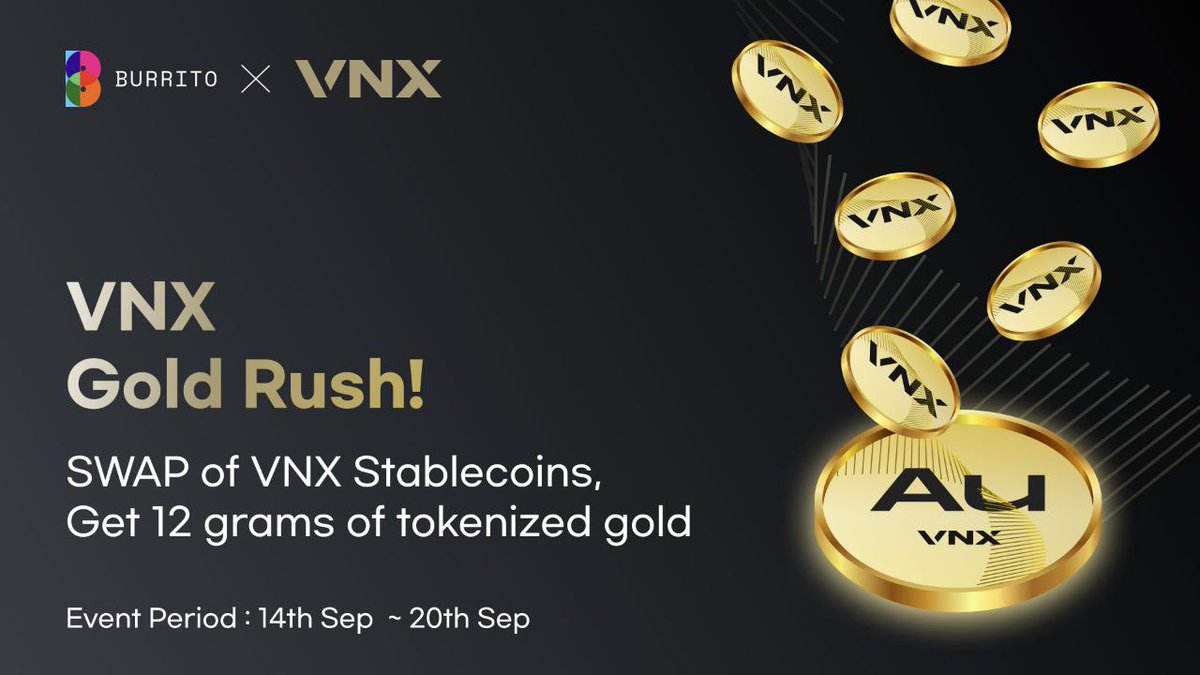 CryptoHunting6's tweet image. 🎁 Event Announcement:

To To celebrate the partnership between @BurritoWallet and @VNX_Platform we&apos;re hosting a $VNX coin swap event!

🔗 
form.typeform.com/to/pqduGhXV

📌Burrito Wallet  play.google.com/store/apps/det…

 👉Invitation code : zfQQhQl9lI