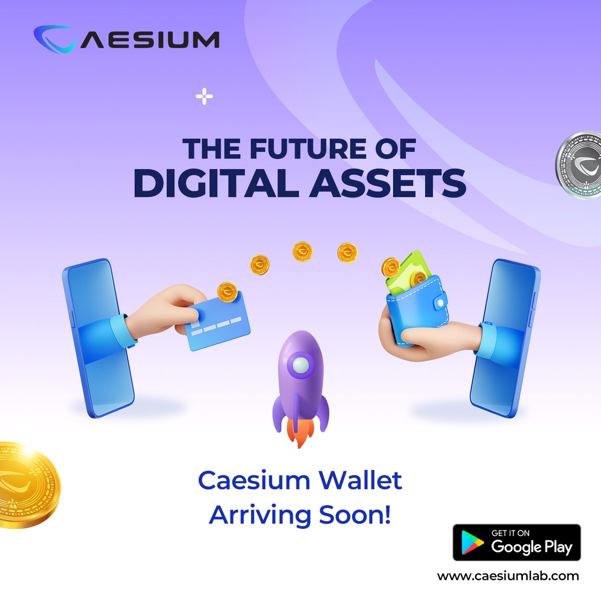Caesiumlab's tweet image. Get ready to embrace the future of #digitalassetmanagement! #CaesiumCryptoWallet is on its way, bringing you advanced features and cutting-edge security. Stay tuned for the big reveal. Your #DigitalAssets  are about to experience a transformation like never before! 💼 

#caesium