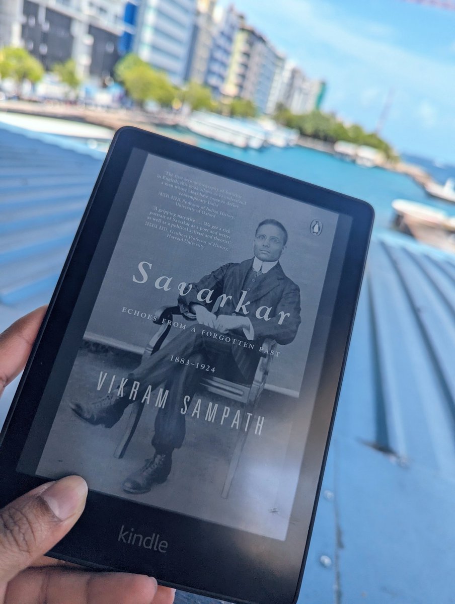 naaif's tweet photo. The primary concern in #MVElection23 is the increasing influence of India in the Maldives. Friday's read explores Veer Savarkar, the founder of the Hindu nationalist political ideology, Hindutva. His numerous philosophies have had a profound impact on contemporary India. https://t.co/8AIjRrdoDz