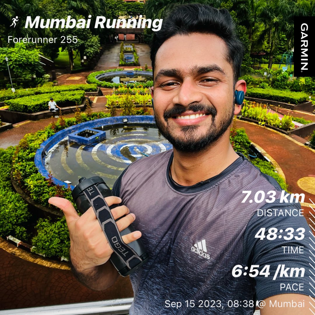 Started this engine for a longer than usual run after almost 8-9 months.
Gyms closed so have to do something that excites you ❤️
Was hoping to drench in the rain but sadly got none 😅

#chasingTheSun #runnersOfTwitter #runchat #runnect #admireYourself #fitIndiaMovement