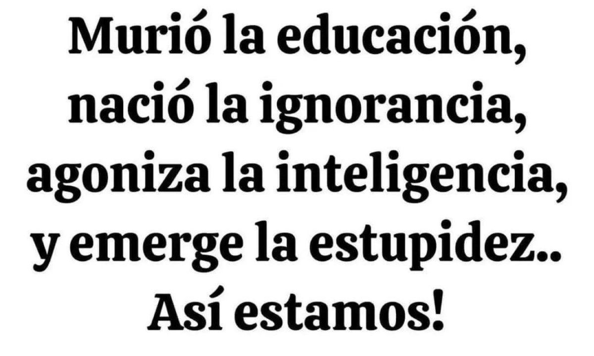 Buenos días gente de bien.