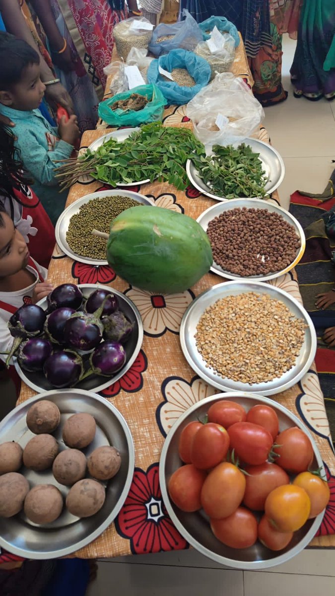 આંગણવાડી કેંદ્ર પર ભુલકાઓ માટે વાનગી નિદર્શન