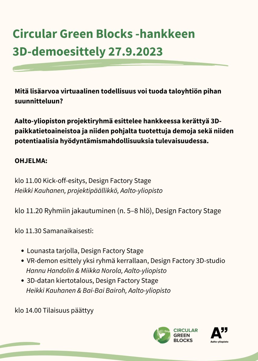 Circular Green Blocks tweet media