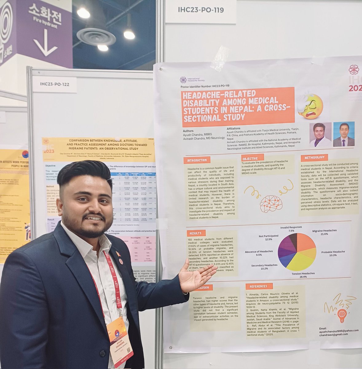 Poster presentation today from Nepal  (IHC23-PO-119)
#IHC2023