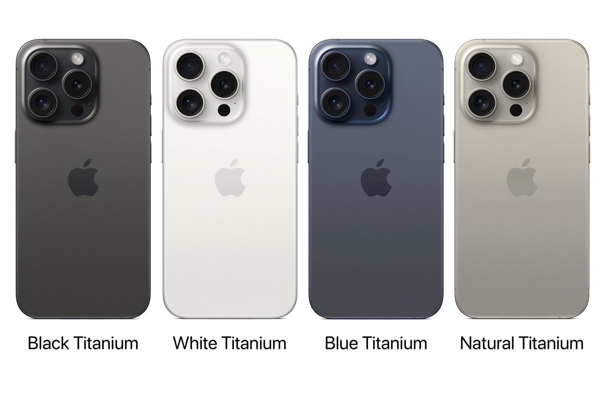 TheiCollection's tweet photo. Alors, qui prend quelle couleur et quel modèle cette année pour les pré-commandes à 14h des iPhone 15 ? 🎨

Moi mon cœur balance entre titane et bleu (15 Pro Max bien sûr)🫣 https://t.co/IdmbLw52kC