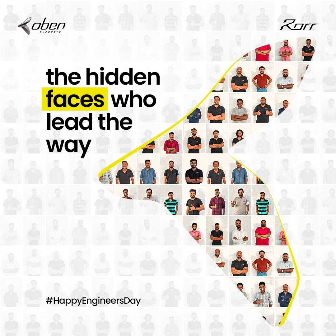 ObenElectric's tweet photo. Celebrating the brilliance behind the vision of Oben Rorr. #HappyEngineersDay
#ObenElectric #TheEVLifeStyle #RideWithRorr https://t.co/AKURIecL3N