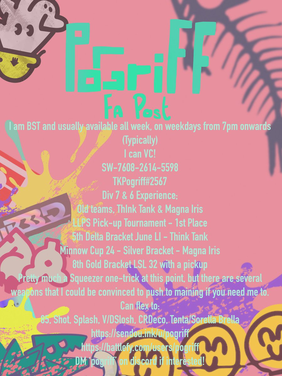 Pogriff1's tweet image. Free Agent post (Again…)