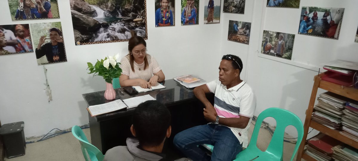 ncipskprov's tweet photo. ATM: 09152023

Look | NCIP SK Province OIC Provincial Officer ATTY HANNA PEARL VILLA-AGUSTIN entertained clients today from Bagumbayan Municipality; Mun. IPS and Brgy. IPMR from Bai Saripinang re: issues and concerns in Celebrating IP Day within the ICCs of the tribes..

#ICC/IPs https://t.co/Nz962A77NU