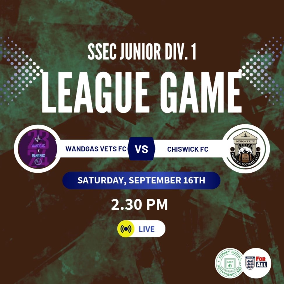 This Saturday we travel away in our @ssecfl second league game

Last week's draw puts us in the middle of the table, meaning 3pts tomorrow is a must 👌

#coyc🟤⚪