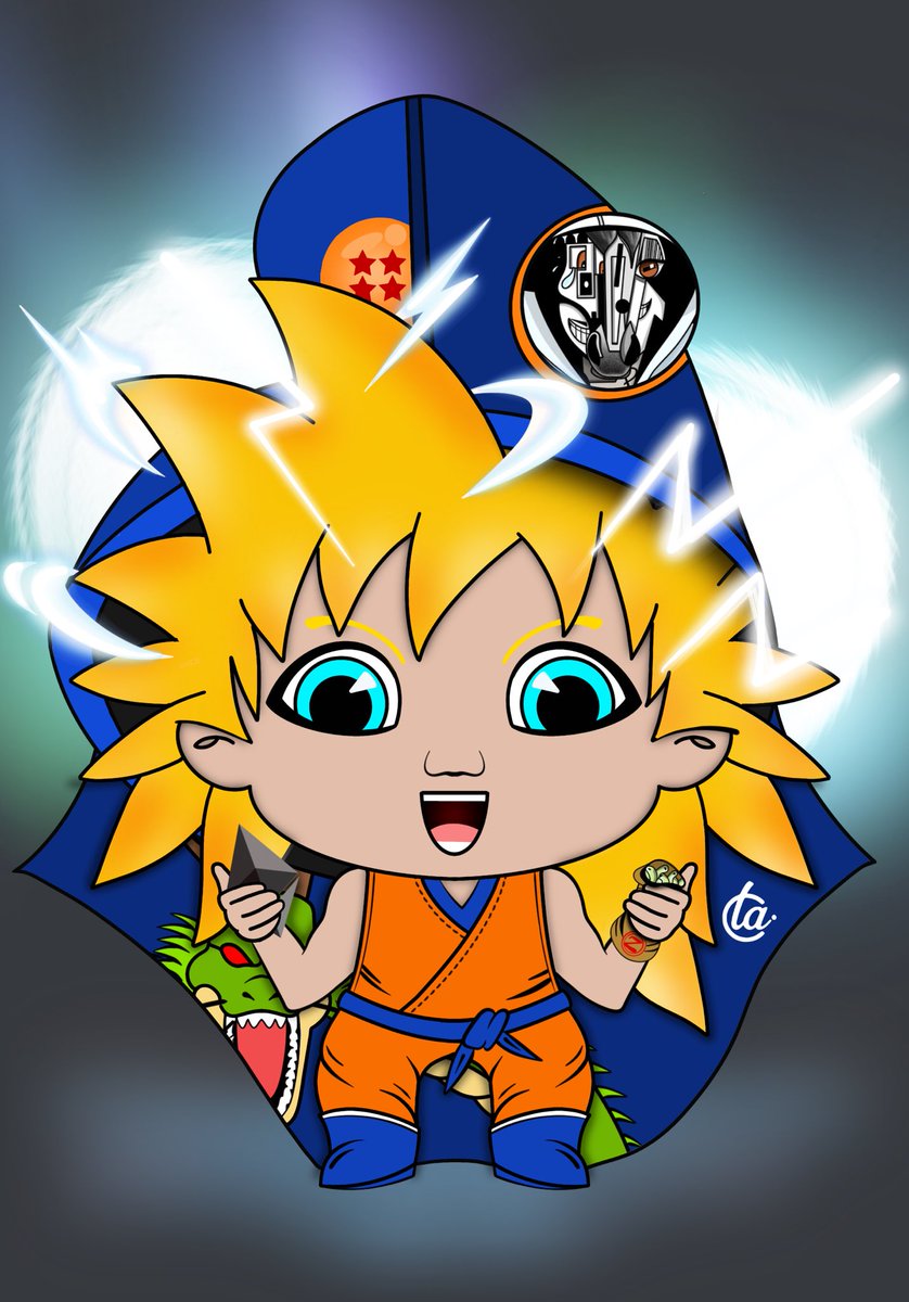 Elcanar_'s tweet photo. Regardez-moi ça ! Ici on passe en SSJ3 avec le sourire. 😁
#Cryptomask
#DBZ
Merci @c____la https://t.co/EVFcHmblMX