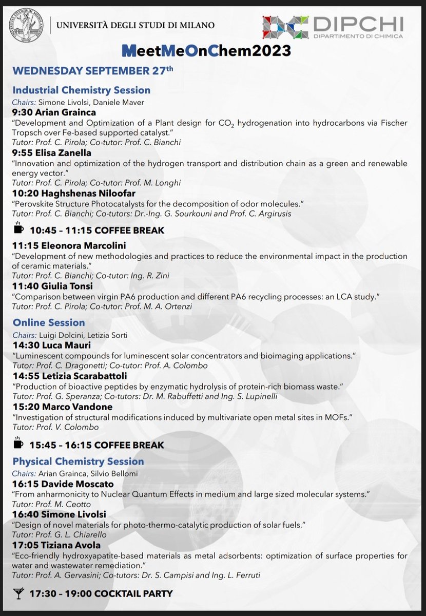Lay's Group (@laygroup) on Twitter photo Join #MMOC 23 of the Department of Chemistry at <a href="/LaStatale/">Università degli Studi di Milano</a>. Here you can see the most recent research from our department. Join #MMOC 23 of the Department of Chemistry at <a href="/LaStatale/">Università degli Studi di Milano</a>. Here you can see the most recent research from our department.