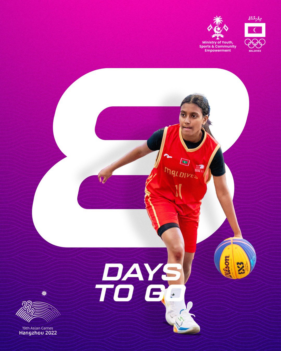 Maldives Olympic Committee on X: Countdown to Glory: Just 8 days