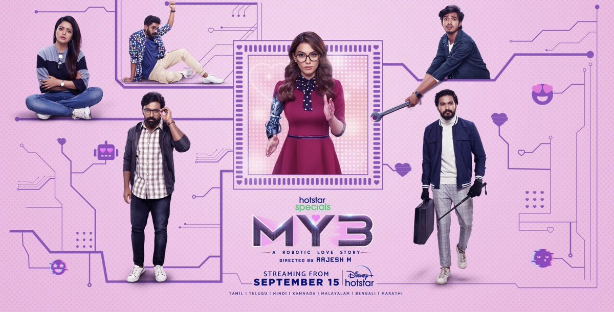 #MY3 from today on @DisneyPlusHS Tamil ❤️ A project we had so much fun working on 🎉@rajeshmdirector brother, thank you for trusting me with #EliyasAhamed 😊 Do watch it and give us your feedback❤️ @ihansika @jananihere #Sakthi #Abishek @Trendloud