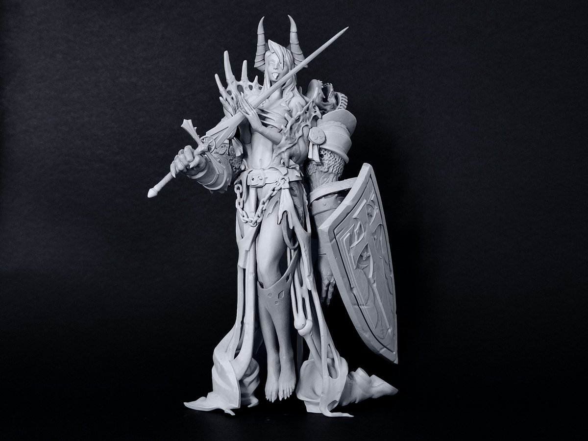 🧙‍♀️🖤Unleashing our 3D-printed Necromancer from our Welcome pack! 💀✨ 

#GoydFigures #Patreon #3Dprinting #3Dmodeling #3Dfigures #STL #digitalsculpting #charactersculpt #collectiblefigure #collectiblestatue #paintingminis #digitalsculpture #resincast  #necromancer