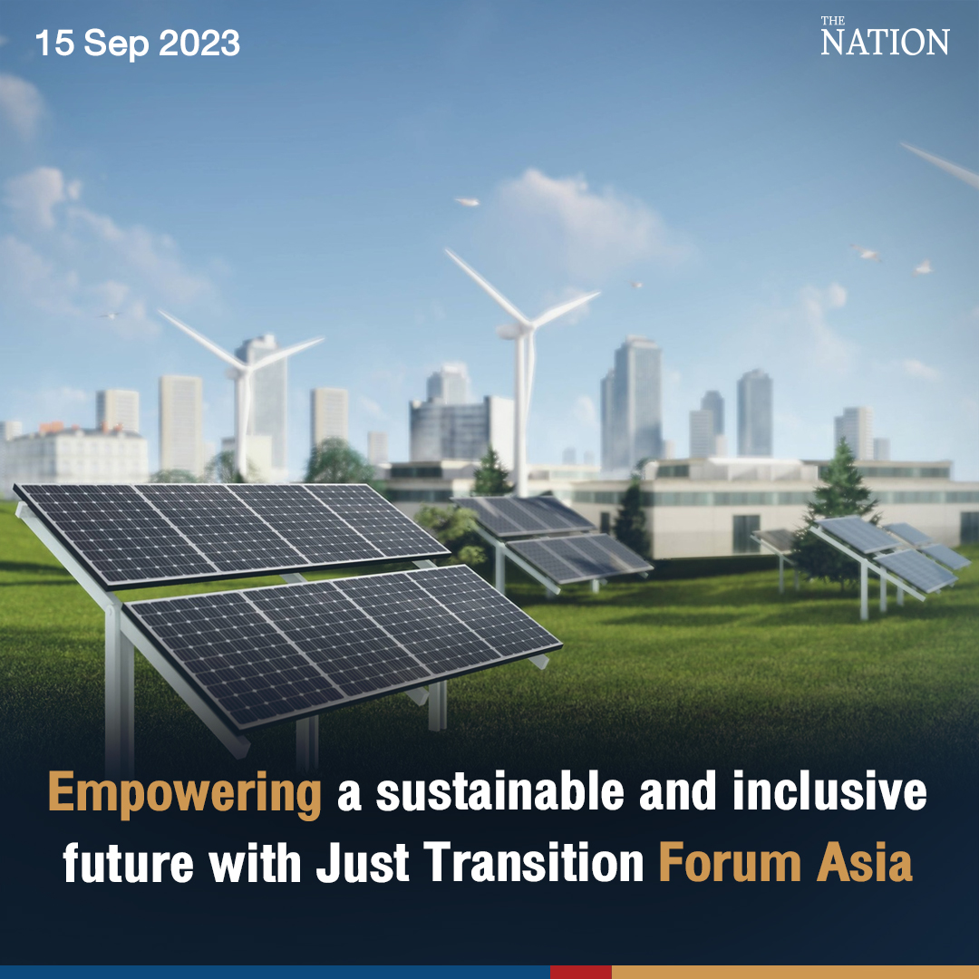 Thenationth's tweet photo. Conversations at the Just Transition Forum Asia forum revolved around the pivotal role that cities can play in leading the energy transition.
.
Read more: https://t.co/rKujUkuzI0
.
#JFTA #JustTransition #sustainability #ASEAN #urbancity https://t.co/tw0CeKAliv