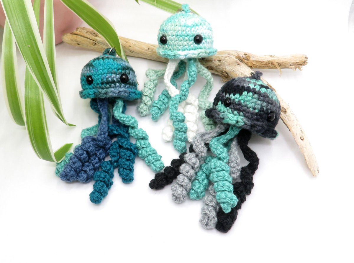 N_E_Creations's tweet photo. Currently working on the blue Jelly-Pals, but check out the pinks, purples & greens.
The tentacles are great for those who need something in their hands.
The lavender stuffing is great for calming chaotic minds.
https://t.co/AcWXi3Wnn9
#Earlybiz #Shopndie #corchet #gift #etsy https://t.co/shm6WwKXWD