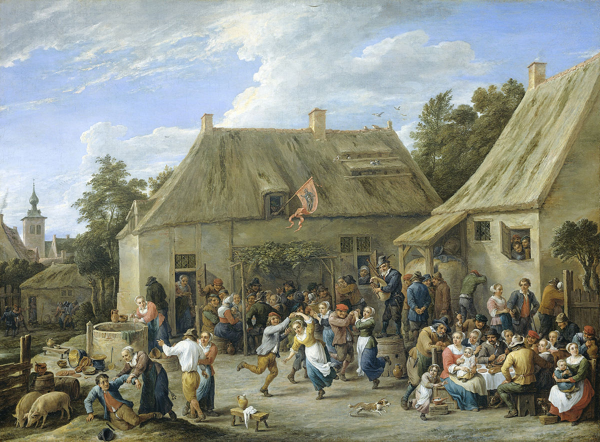 youtube.com/watch?v=ec4k92… 🎼Andrei Krylov(1959- en.wikipedia.org/wiki/Andrei_Kr… ) 🎵Flemish Folk Dance 🎨David Teniers the Younger(1610-1690) 　 Peasant Kermis, 1665