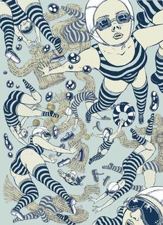 Yuko Shimizu, New York based award winning Japanese illustrator #WomensArt #FridayFeeling