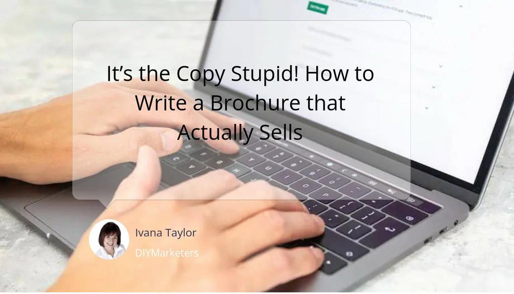 DIYMarketers's tweet image. Design might catch the eye, but it&apos;s the copy that catches the wallet. 💵 Learn how to write a brochure that sells! #CopyOverDesign&quot;

Read the full article: It’s the Copy Stupid! How to Write a Brochure that Actually Sells
▸ lttr.ai/AG1G1

#PowerfulCopywriting