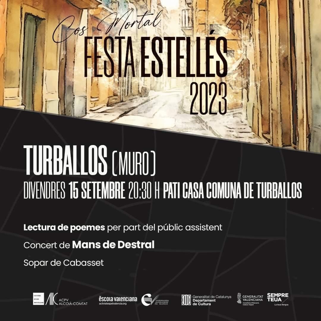 musicaNvalencia's tweet photo. [Agenda #músicaenvalencià]
Hui divendres 15 de setembre:
· @NElctric a La Font de la Figuera (Festival Nómade)
· Eva Ferrer a Benissa (Festellés)
· @MansDeDestral a Turballos (Festa Estellés)
+Info +agenda +concerts a: https://t.co/euT23uqTdr https://t.co/TZIN26rUx3