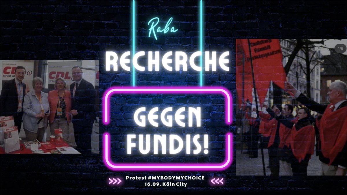Weshalb der #MarschFürDasLeben in #Köln stattfindet?
Unsere Recherche zeigt, dass Kardinal Woelki &amp; CDU hier vernetzt mit der Dachorganisation der Lebensschützer_innen, diverser Juristen der Uni Bonn bis zum konterrevolutionären Fascho-Adel sind. 
raba.noblogs.org/post/2023/09/1…

#k1609