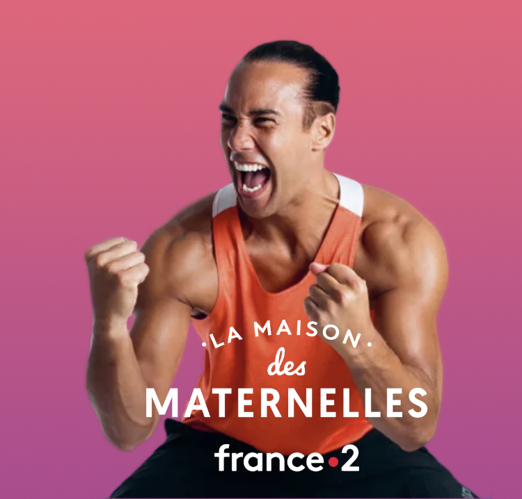 🤩Bienvenue @Laurentmaistret ! Le nouveau coach de La Maison des Maternelles @lmdmF2 donne ce matin à partir de 9h30 sur @France2tv son premier cours de fitness pour les parents ! #LMDM #feelgood #fitness #toutouyoutou @2p2l @agathelecaron