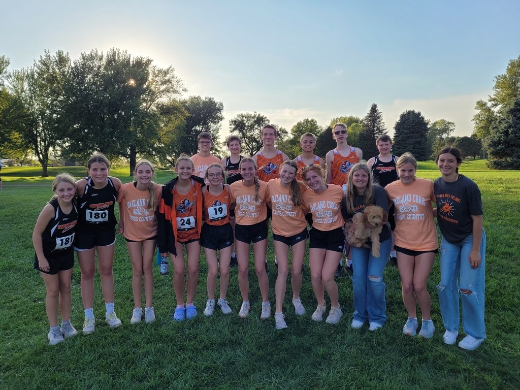 Great races by all our Knights today! Carolyn earned 5th place medal, Brennan 15th, and Dawson 2nd moving to 2nd on the record board. PRs-Brennan, Brooklyn, Ellinor, Ella, Dawson, and Elijah. Carolyn, Max, and Landon season best! JH ran well too! #OCproud!