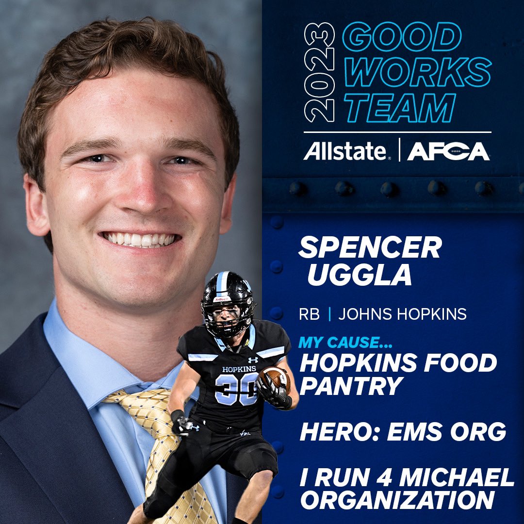 Extremely honored to be selected for the 2023 Allstate Good Works Team! Very thankful for the people at Allstate for their recognition! <a href="/WeAreAFCA/">AFCA</a> <a href="/allstate/">Allstate</a> #GoodWorksTeam  #ad Be sure to vote for me as an Allstate Good Works Team Captain at: espn.com/allstate