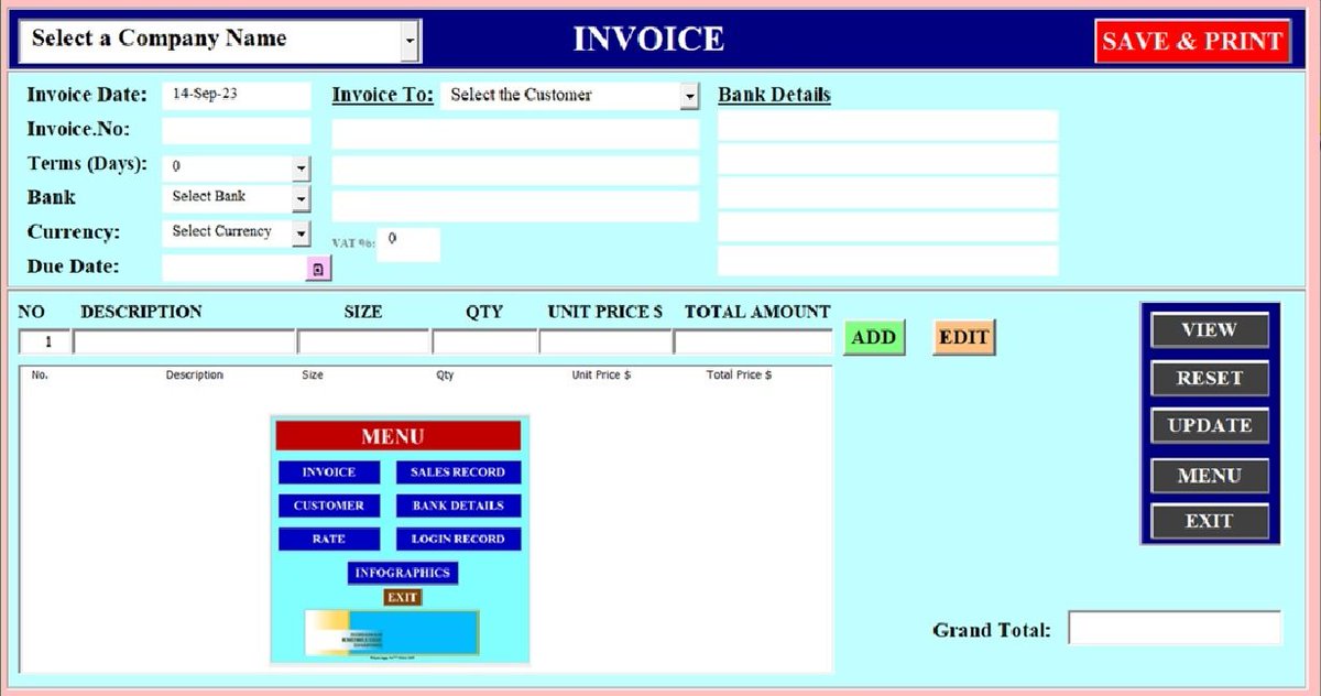 sobanan's tweet photo. INVOICE SOFTWARE (2 Company in 1 system) | #Excel #VBA | Sobanan Knowledge Sharing 
YouTube download Link: https://t.co/0RTmHL50av

🔔 Subscribe to my YouTube channel
https://t.co/dclCl3xysF

⬇️ Download my Excel Files from: https://t.co/7iOjKE4Kqw https://t.co/NrvLC8HM6h