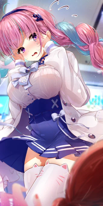 迫るマリンの手  #湊あくあ #あくあーと #hololive