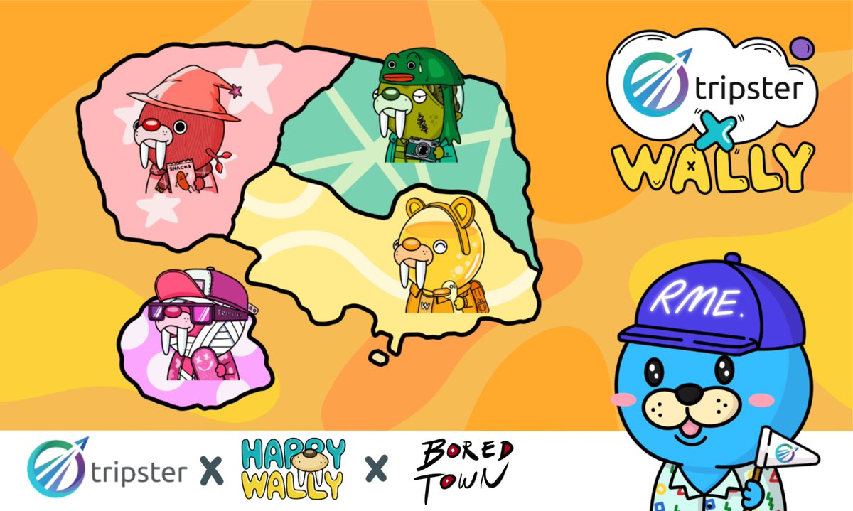 1/6

✈️Tripster x Wally is traveling across chains to celebrate the 2nd round of the Lucky Box campaign 🎁

Join the giveaway for a chance to win a whitelist on 4 chains and a 100 $TRIP airdrop.

Details below 👇