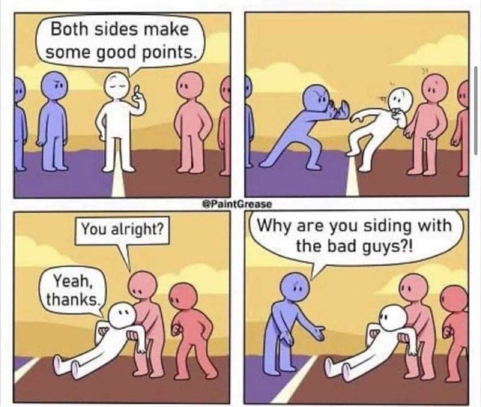 Has this happened to you?  I feel like the left side starts to make less good points the last few years
