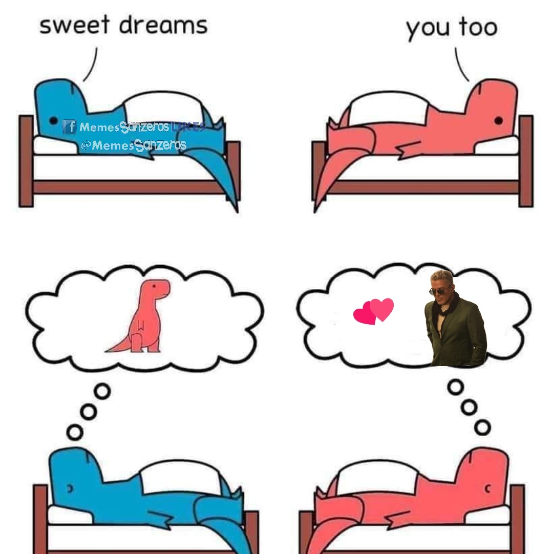 MemesSanzeros's tweet photo. Dulces sueños 😍
@AlejandroSanz https://t.co/fIxn9amLIf