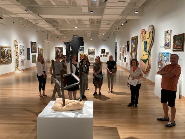 KUWellness's tweet photo. Many thanks to Celka Straughn @SpencerMuseum for the guided tour yesterday. #EmployeeWellness #MoveNLearn #exploreKU https://t.co/nlnunnmcCn