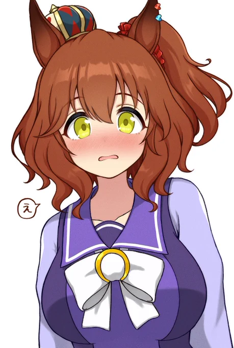 マーチャンはこんな顔しない(見たくないとは言ってない) #ウマ娘 #アストンマーチャン