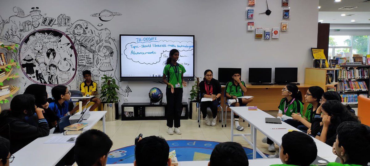 GMA LIBRARY 📚 (@gma_library) on Twitter photo ‘A successful debate starts with everyone involved’ grade 7 A gets into the groove <a href="/KNargish/">Nargish Khambatta</a> <a href="/DxbModern/">GEMS Modern Academy</a> <a href="/KHDA/">KHDA | هيئة المعرفة والتنمية البشرية بدبي</a> <a href="/jay_vini/">Vinaya Jaydev</a> ‘A successful debate starts with everyone involved’ grade 7 A gets into the groove <a href="/KNargish/">Nargish Khambatta</a> <a href="/DxbModern/">GEMS Modern Academy</a> <a href="/KHDA/">KHDA | هيئة المعرفة والتنمية البشرية بدبي</a> <a href="/jay_vini/">Vinaya Jaydev</a>