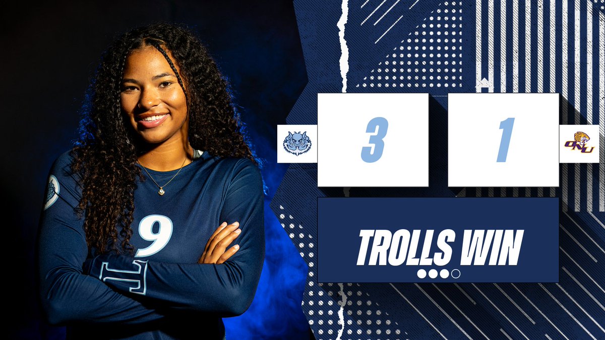 Trinity Athletics (@trollsathletics) on Twitter photo TROLLS WIN!
<a href="/trollswvb/">Trolls Women's Volleyball</a> tame the Tigers with a four-set win on the road!
Williams: 10 kills, .280 atk pct., 2 blocks
Bartz: 30 assists, 4 kills, 6 digs
Caraballo: 2 aces, 16 digs
๐: tinyurl.com/bcu5bsew TROLLS WIN!
<a href="/trollswvb/">Trolls Women's Volleyball</a> tame the Tigers with a four-set win on the road!
Williams: 10 kills, .280 atk pct., 2 blocks
Bartz: 30 assists, 4 kills, 6 digs
Caraballo: 2 aces, 16 digs
๐: tinyurl.com/bcu5bsew